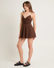 Josie Tie Shoulder Mini Dress