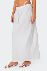 Rayla Linen Look Maxi Skirt