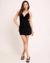 Nolan Plunge Mini Dress