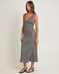 Asta Seersucker Maxi Dress