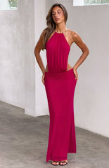 Tiger Mist Evanna Halter Maxi Dress