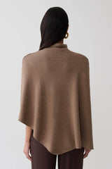 Romero Knit Poncho Top - Doe