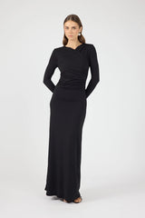 Perfect Stranger Dara Long Sleeve Maxi Dress Black