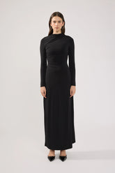 Perfect Stranger Rosie Long Sleeve Maxi Dress Black