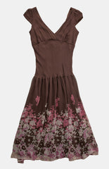 PS VINTAGE 2000s Floral Midi Dress