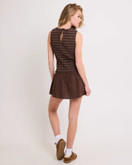 Delmore Shirred Mini Dress