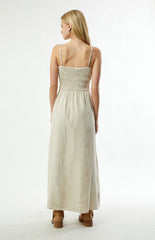 Rhythm Classic Shirred Midi Dress