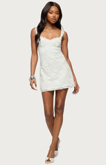 Edikted Stephanie Lace Mini Dress