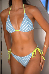 Pastel Waves Chevron Bikini Set