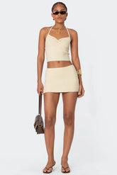 Fiona Knit Mini Skirt