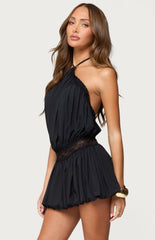 Edikted Aida Backless Bubble Mini Dress