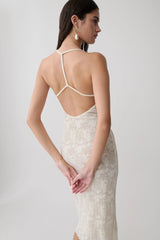 Ambrose Lace Midi Dress - Ivory