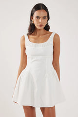 Perfect Stranger Gabrielle Corset Mini Dress White