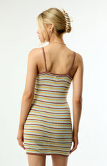 Billabong Striped Summer Sun Mini Dress