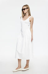 LIONESS Luna Rosa Poplin Maxi Dress