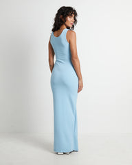 Zariah Maxi Dress in Blue
