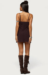Edikted Raquelle Beaded Mini Dress