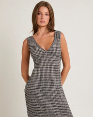 Asta Seersucker Maxi Dress