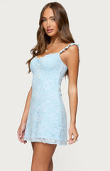 Edikted Stephanie Lace Mini Dress