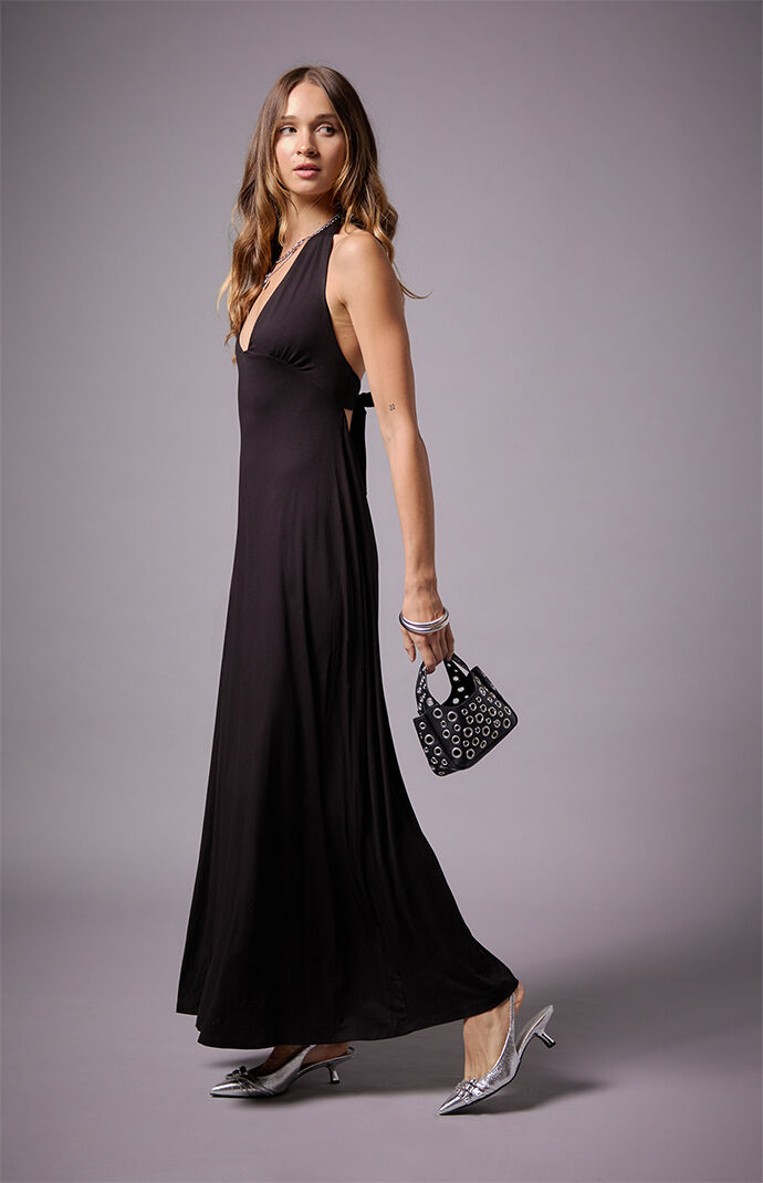 Third Charm Alexa Halter Midi Dress