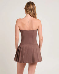 Addison Pleated Mini Dress