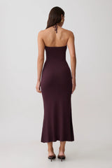 Dimitri Knit Midi Dress - Chocolate