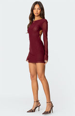 Third Charm Gia Multi Print Mini Dress