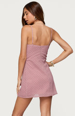 Edikted Cowl Neck Backless Knit Mini Dress
