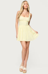 Edikted Ariellah Chiffon Babydoll Mini Dress