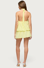Edikted Kortney Chiffon Mini Dress