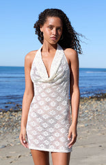 Beverly and Beck Layla Floral Applique Mini Dress