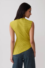 Marylee Knit Ribbed Sleeveless Top - Olive