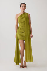Asher Mini Dress - Olive