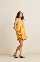 Rhythm Orange Essential Mini Dress