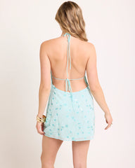 Zara Cowl Mini Dress