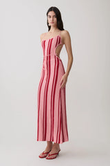 Shepherd Crochet Halter Maxi Dress - Pink