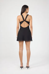 Perfect Stranger Lyra Mini Dress Black