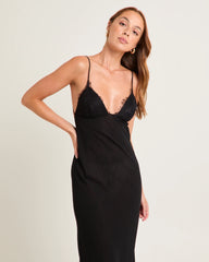 Blair Lace Tie Back Maxi Dress