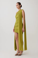 Asher Mini Dress - Olive