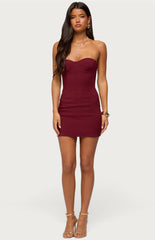 Edikted Sirena Strapless Cupped Mini Dress