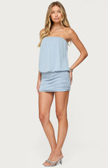 Edikted Paloma Strapless Mini Dress