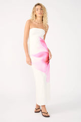Perfect Stranger Enara Bloom Maxi Dress White