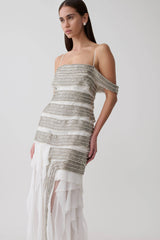 Jaide Embellished Maxi Dress - White