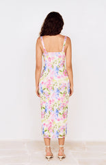 MINKPINK Celina Floral Mesh Midi Dress