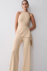 Tula Longline Knit Top - Natural