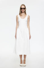 LIONESS Luna Rosa Poplin Maxi Dress