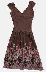 PS VINTAGE 2000s Floral Midi Dress