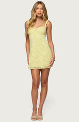 Edikted Stephanie Lace Mini Dress