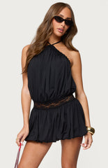 Edikted Aida Backless Bubble Mini Dress