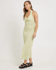 Darcy Check Maxi Dress